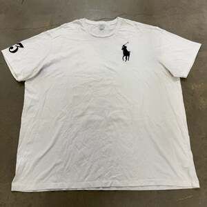 Polo Ralph Lauren Big Pony White Crew Neck T-Shirt Size 3LT